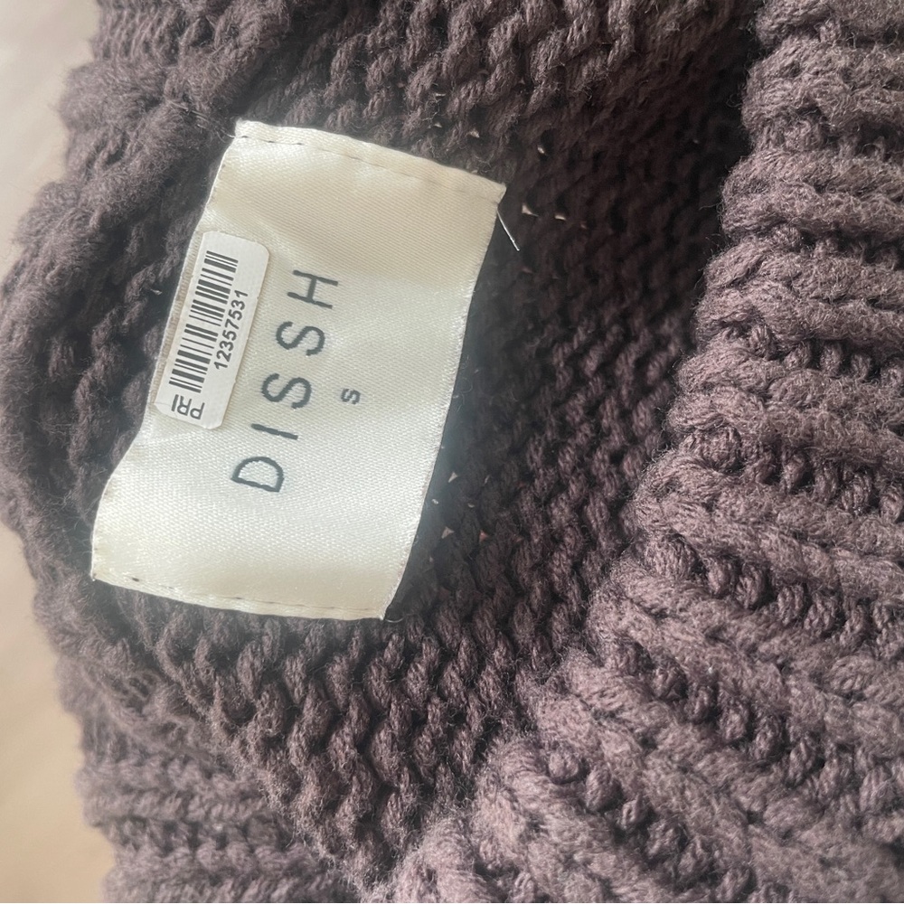 Dissh Roy Choc Oversized Longline Knit Jumper - Picture 8 of 12
